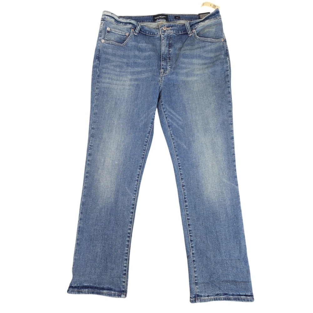 Lucky Brand Women's Emma Crop High Waist Curvy Fit Jeans Size 16W  NWT Blue
